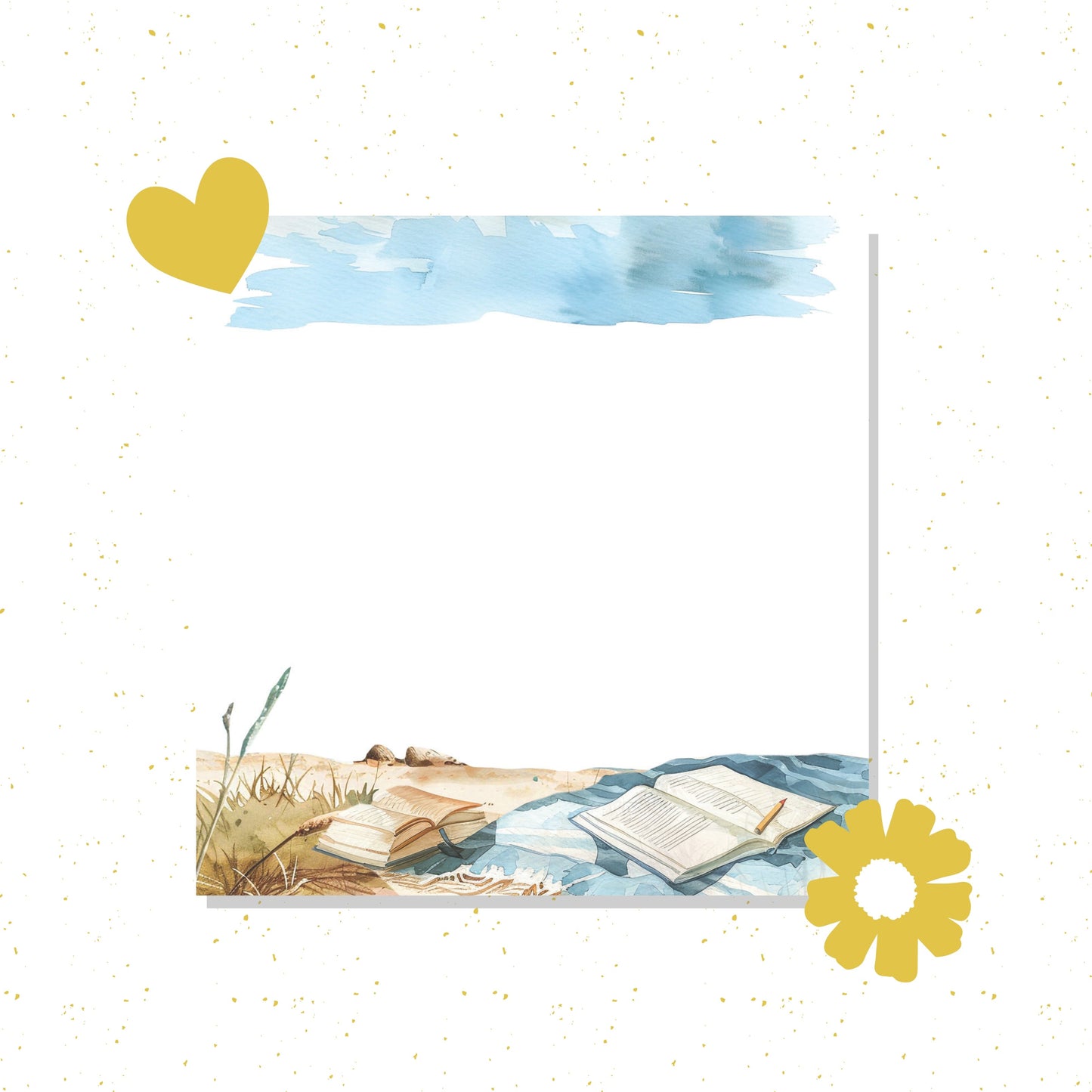 Coastal Bliss Pocket Notepad – Aesthetic Stationery for Journaling, Planning & To-Do Lists