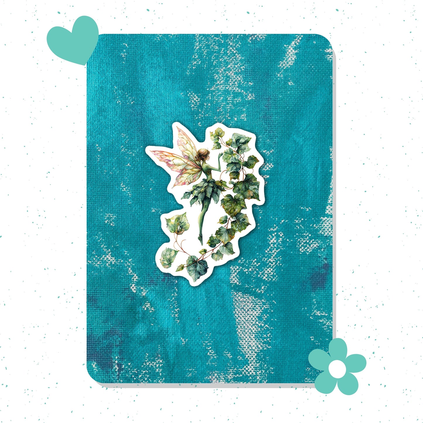 Green Fairy Vinyl Sticker