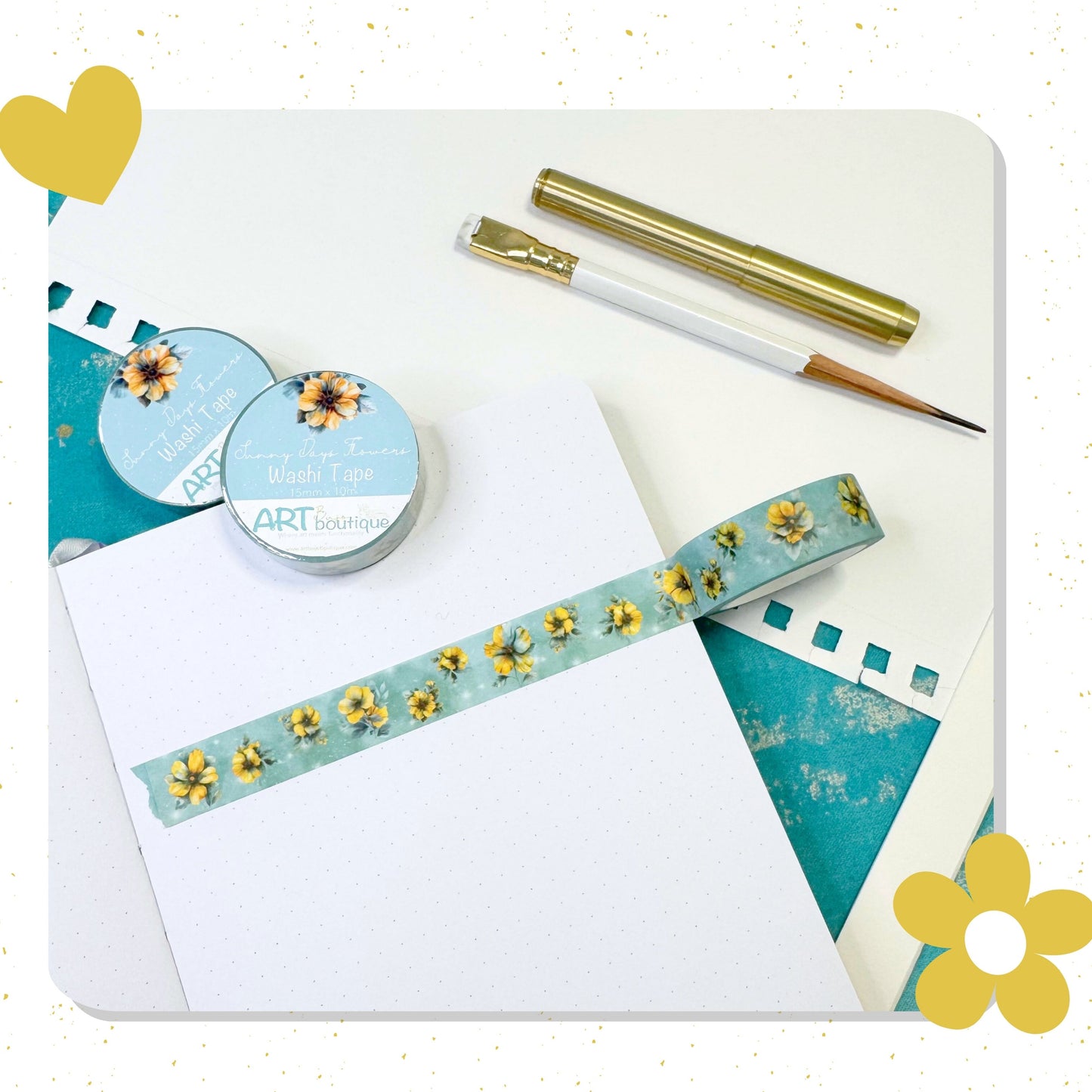 Sunny Days Floral Washi Tape