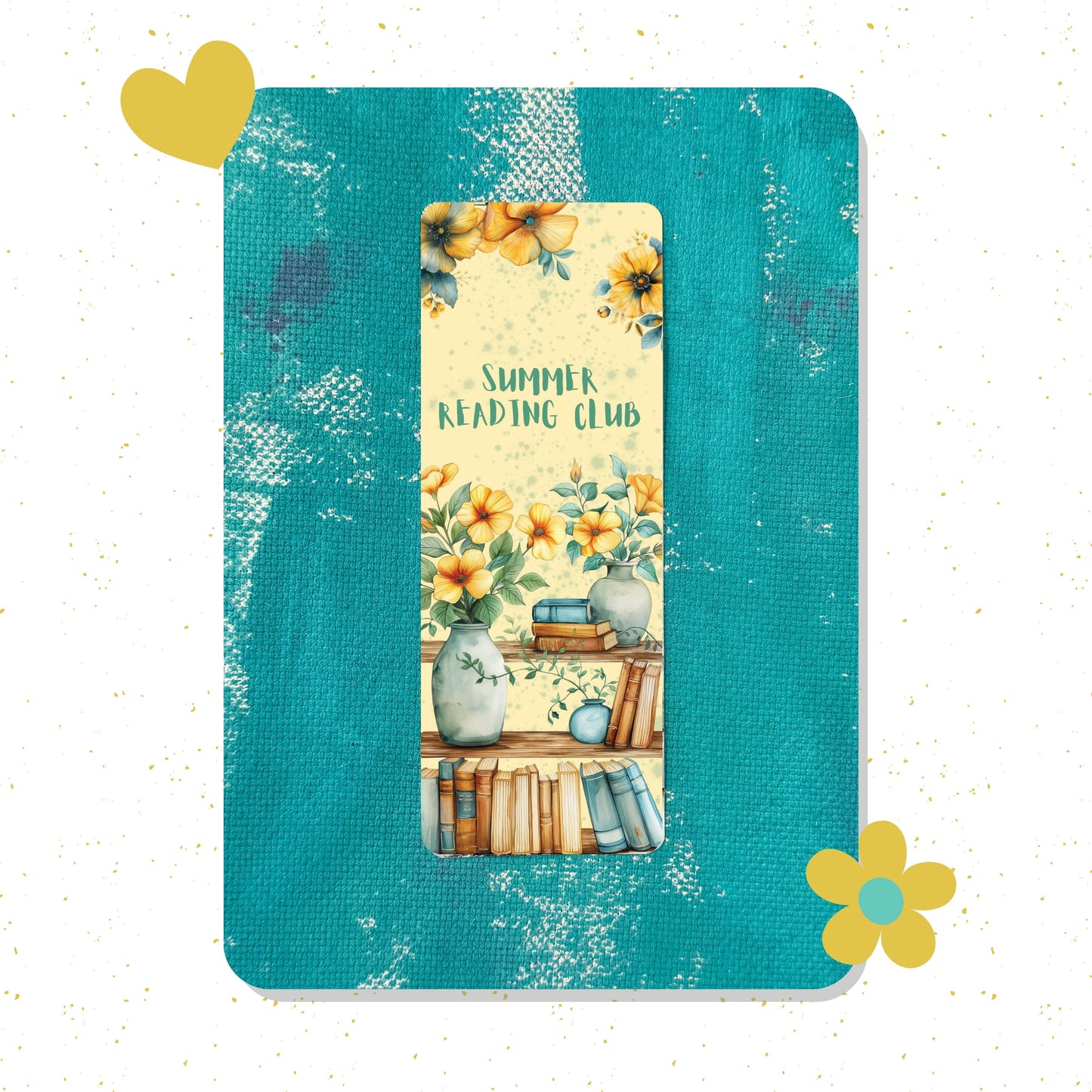 Summer Reading Club Classic Bookmark – Elegant Paper Bookmark for Book Lovers
