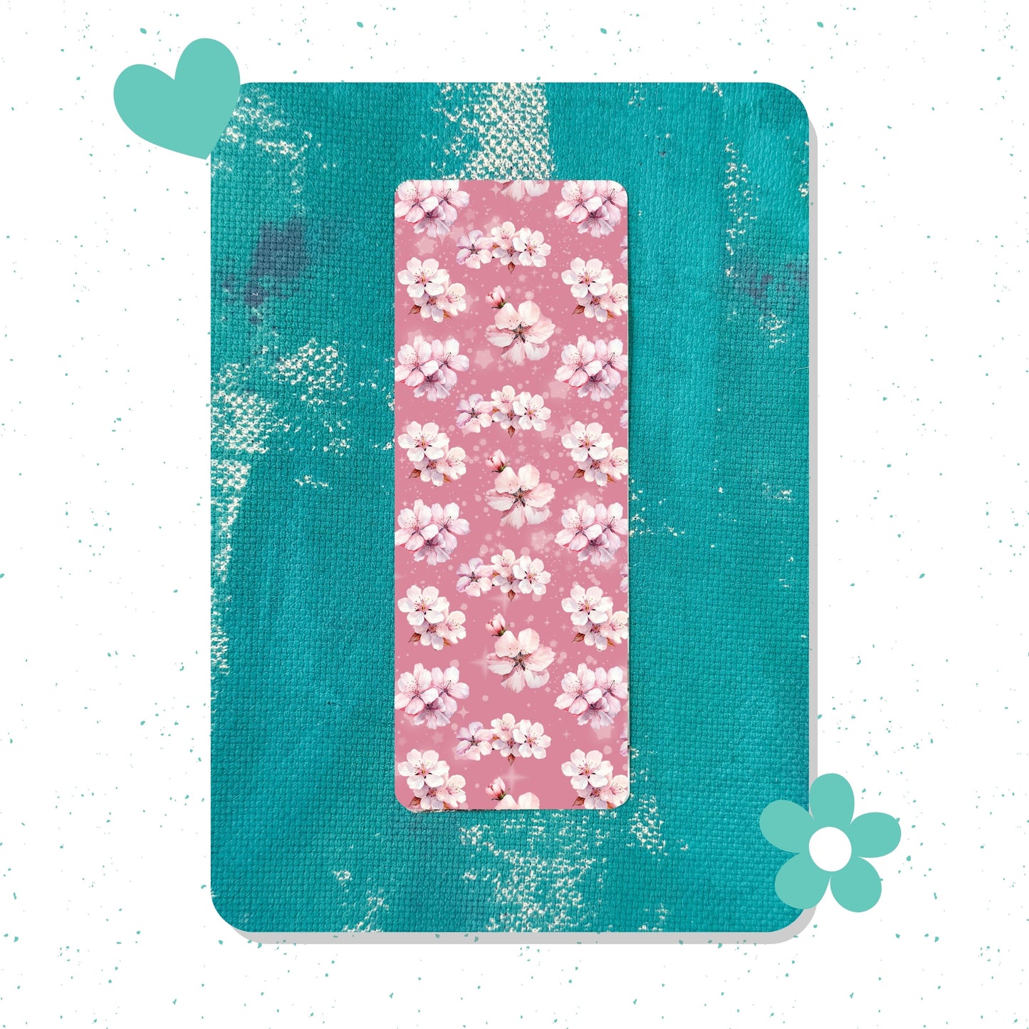 Sakura Blossom Classic Bookmark – Elegant Paper Bookmark for Book Lovers