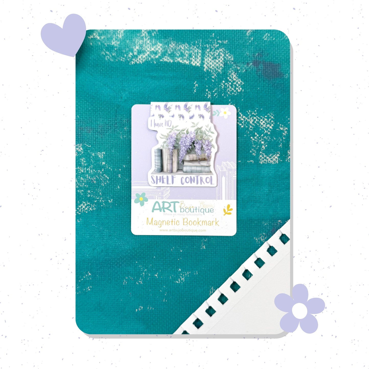 I Have No Shelf Control Magnetic Bookmark – Aesthetic Page Marker for Books & Planners