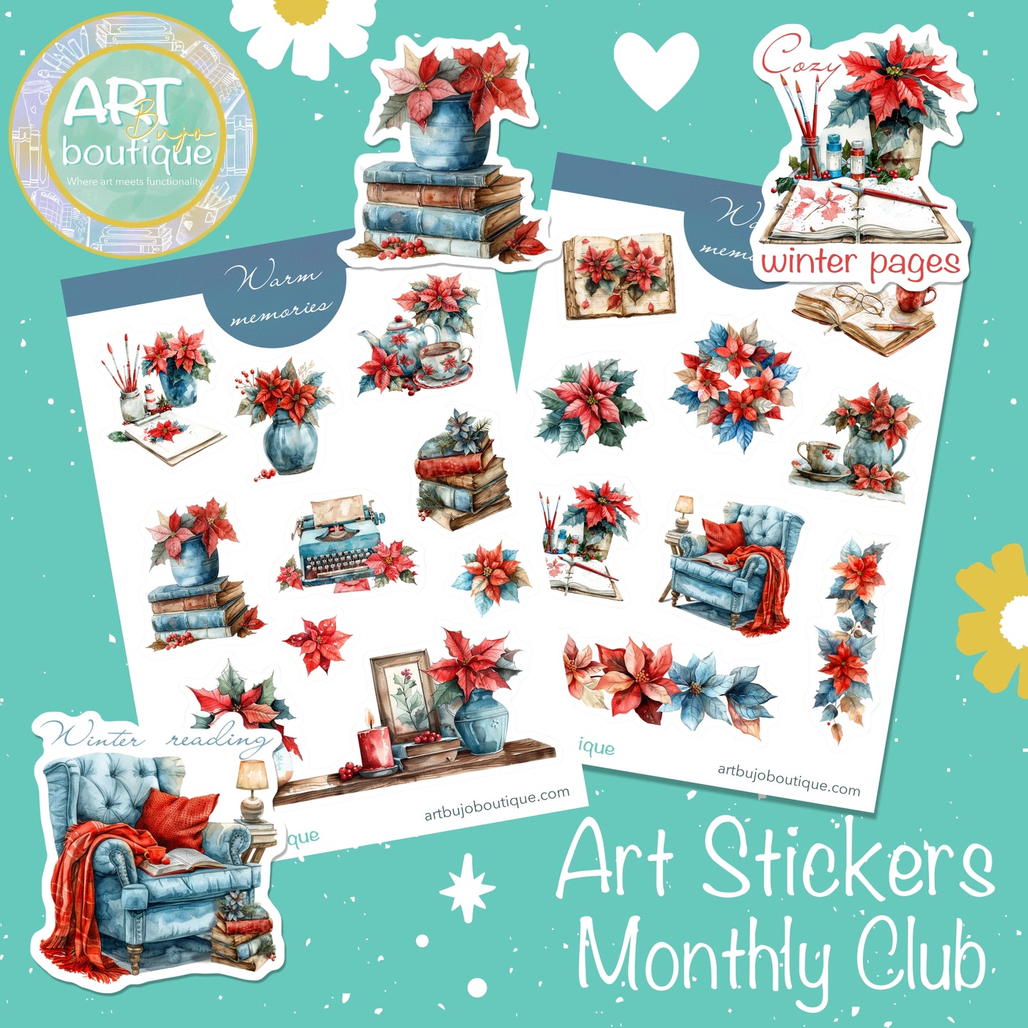 Maandelijkse club voor kunststickers (december)