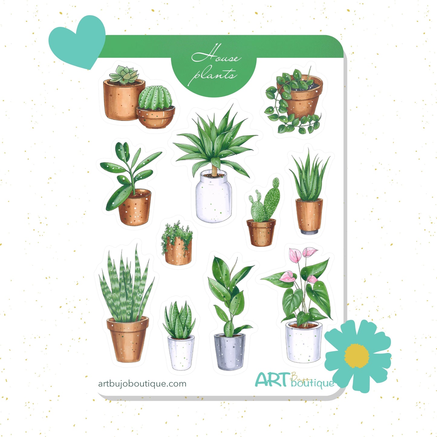 House Plants Sticker Sheet