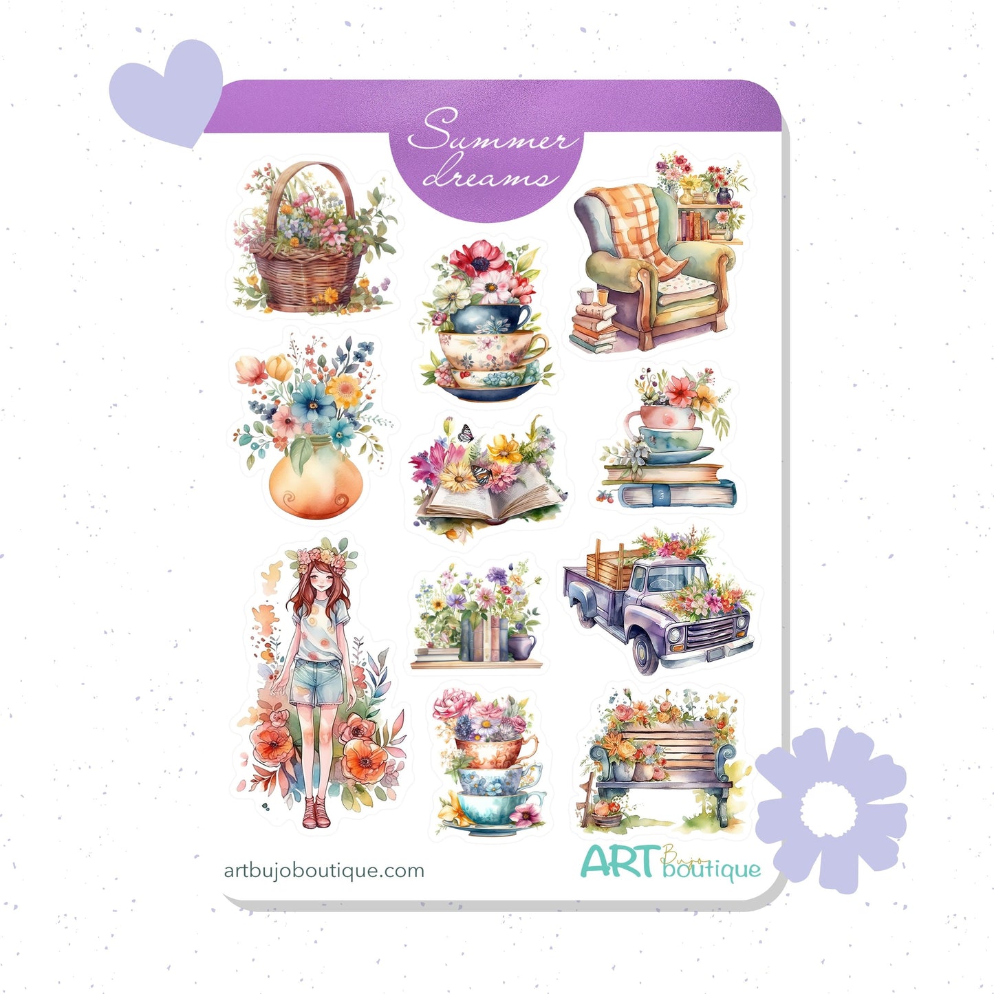 Summer Dreams Sticker Sheet