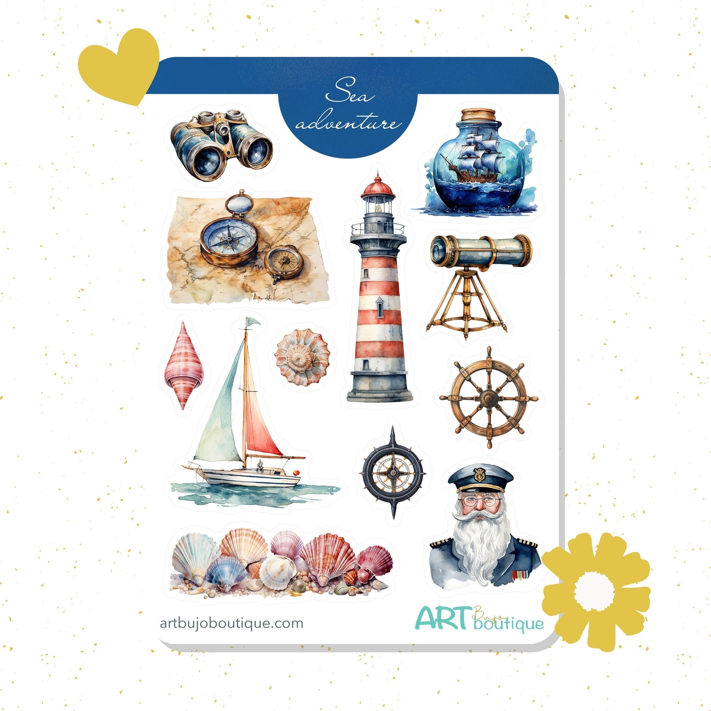 Vuurtoren bujo stickers