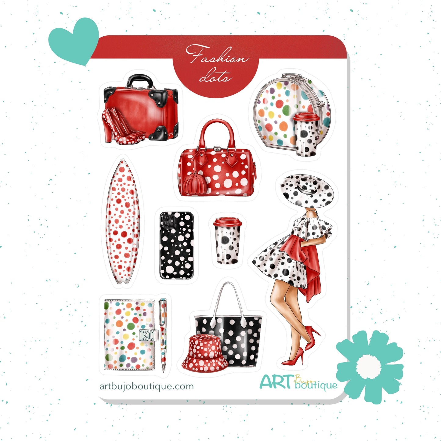 Fashion Dots Sticker Sheet