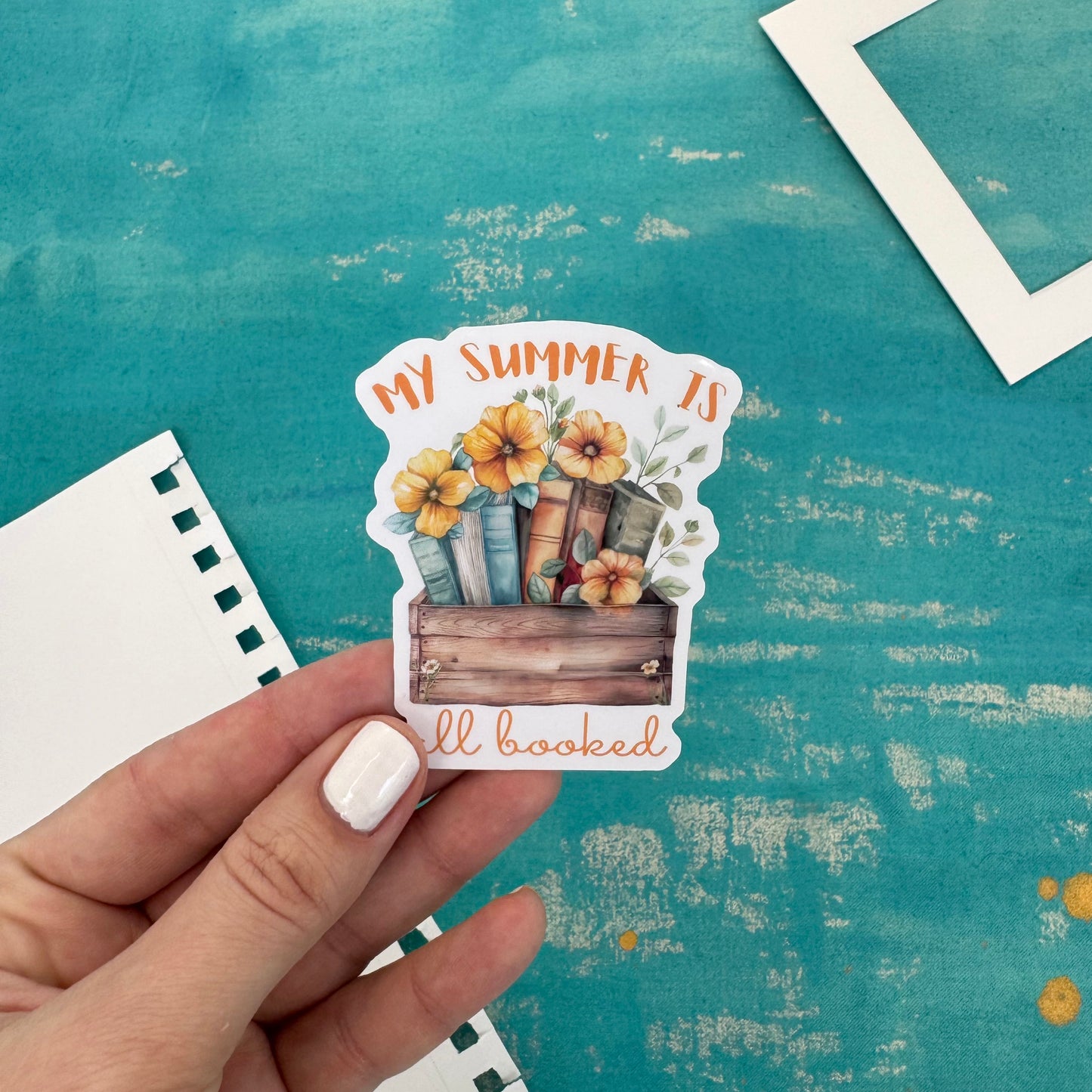 Sunny Days Planner Decorative Set - Stickers, Washi & Vinyls for Summer Journals