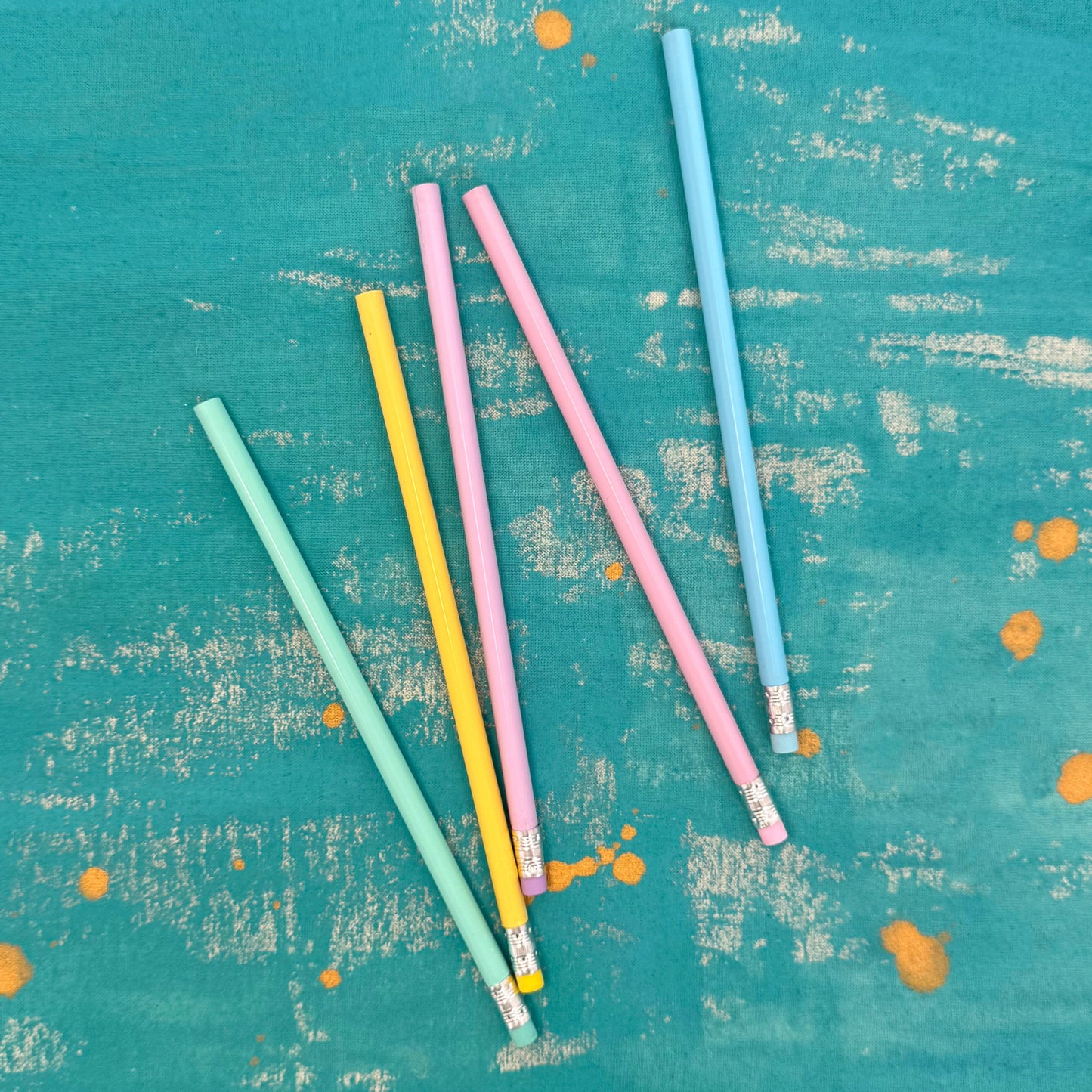 Macaron Colored Pencils with Erasers - Pastel Aesthetic Stationery for Writing & Sketching