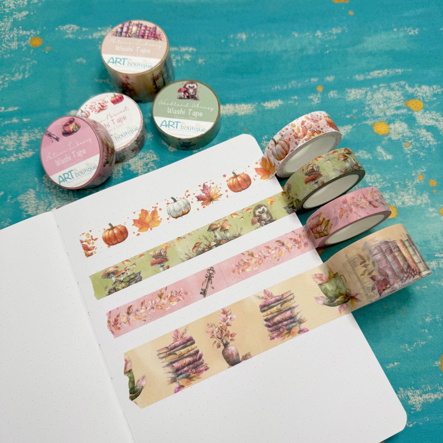 Full Autumn Collection Bundle | 120€ Worth of Stickers, Washi, Notepads, Bookmarks & More