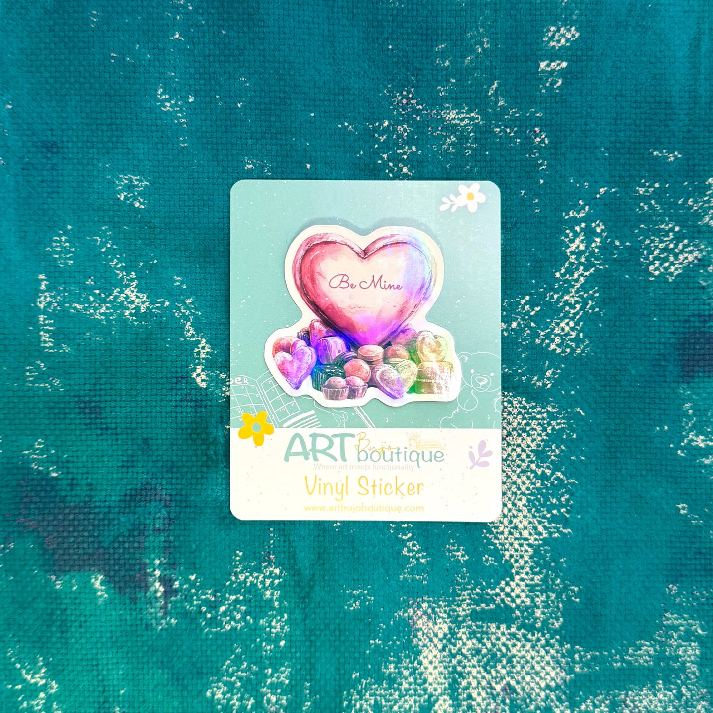 Be Mine Valentijnsdag Vinyl Sticker