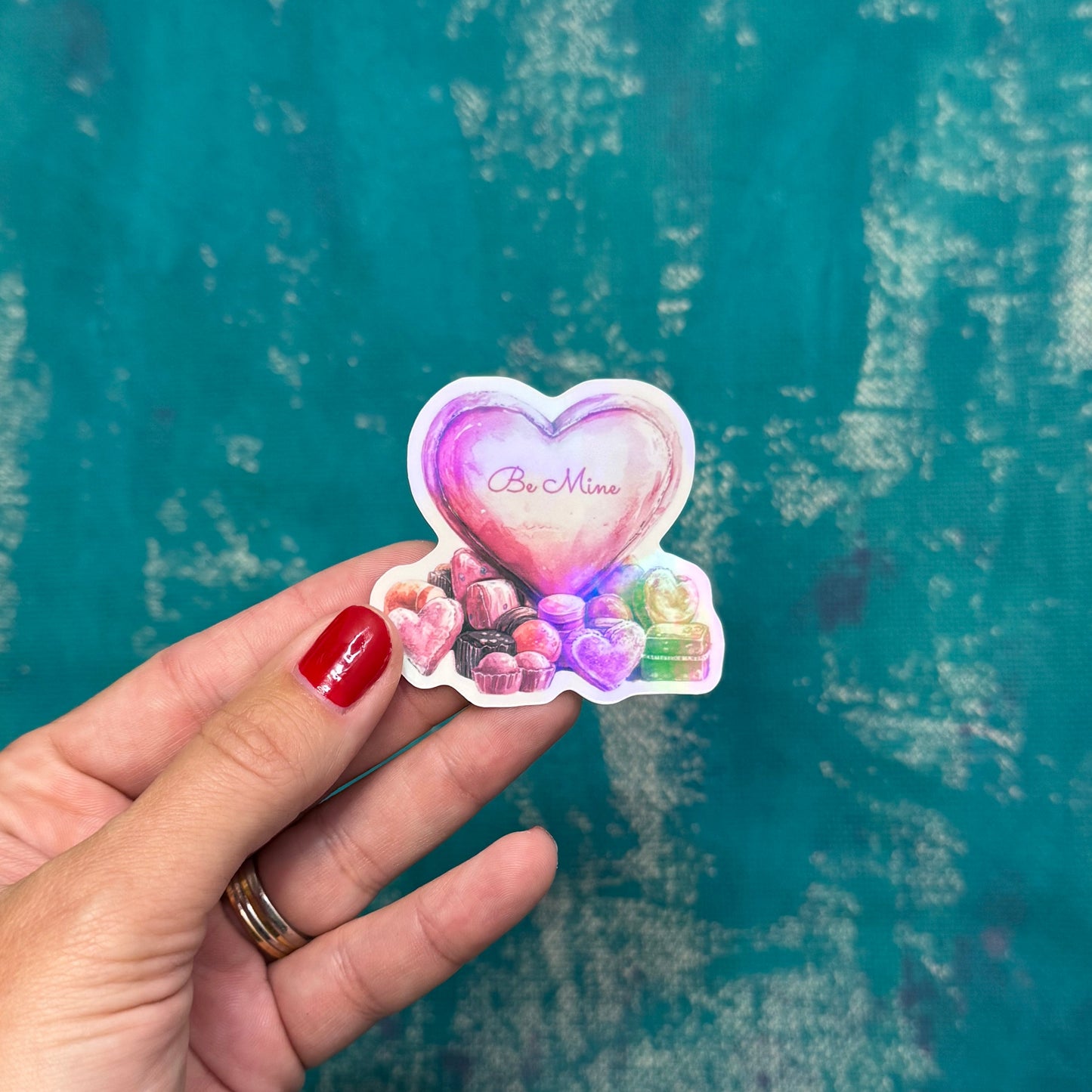 Be Mine Valentijnsdag Vinyl Sticker