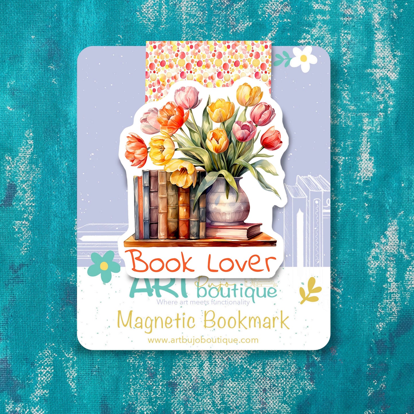 Book Lover Spring magnetische bladwijzer