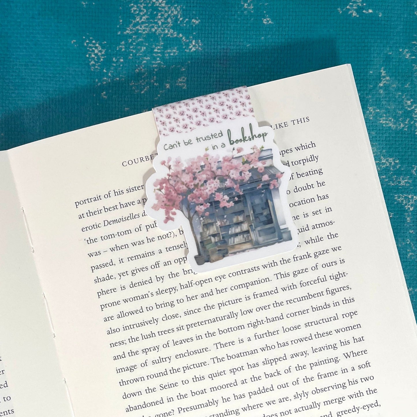 Camera en Freesia magnetische boekenlegger