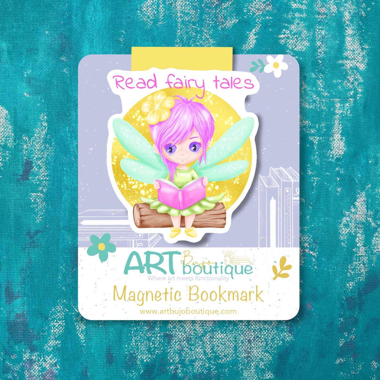 Read Fairy Tales magnetic bookmark