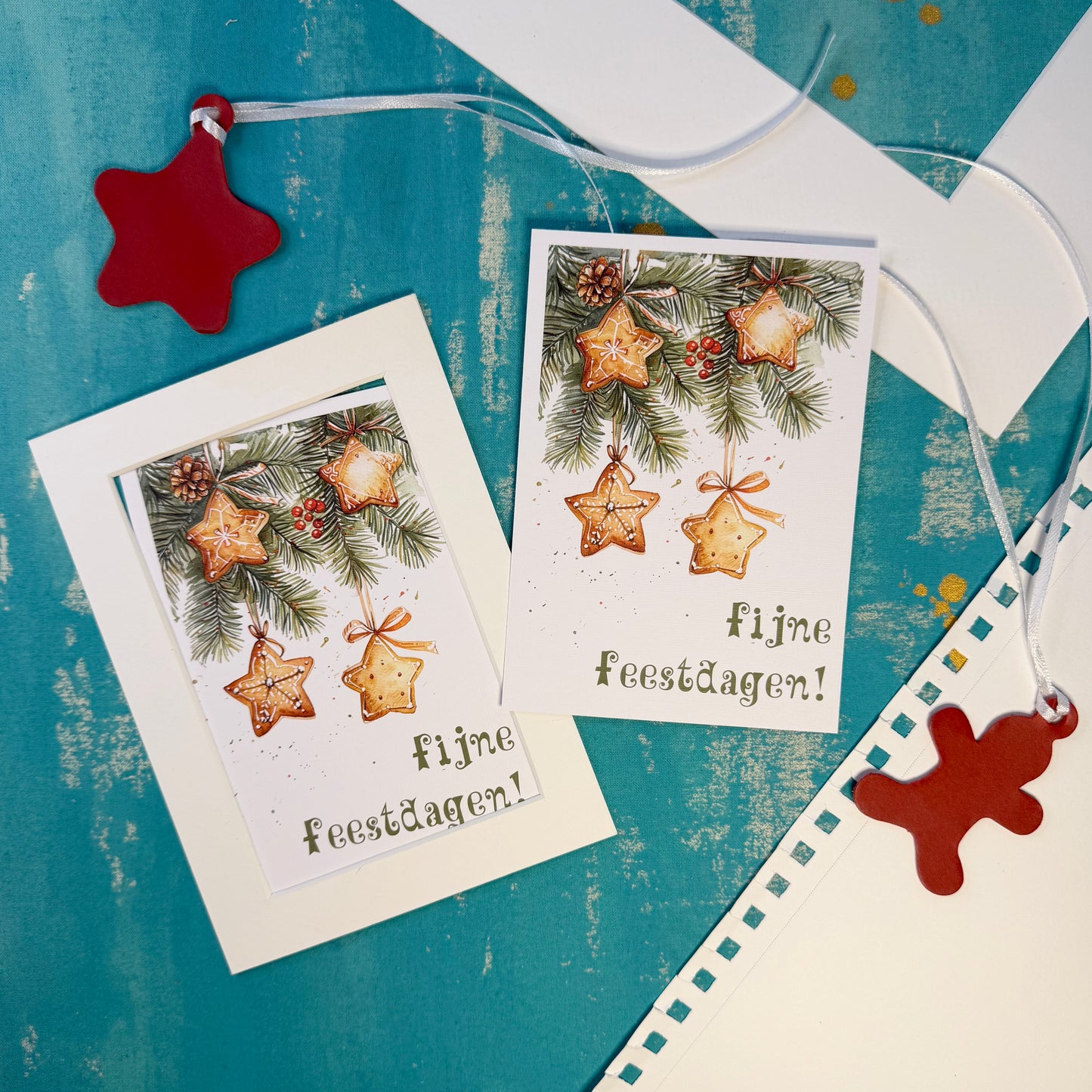 Gingerbread Dreams Fijne Feestdagen! Greeting Card