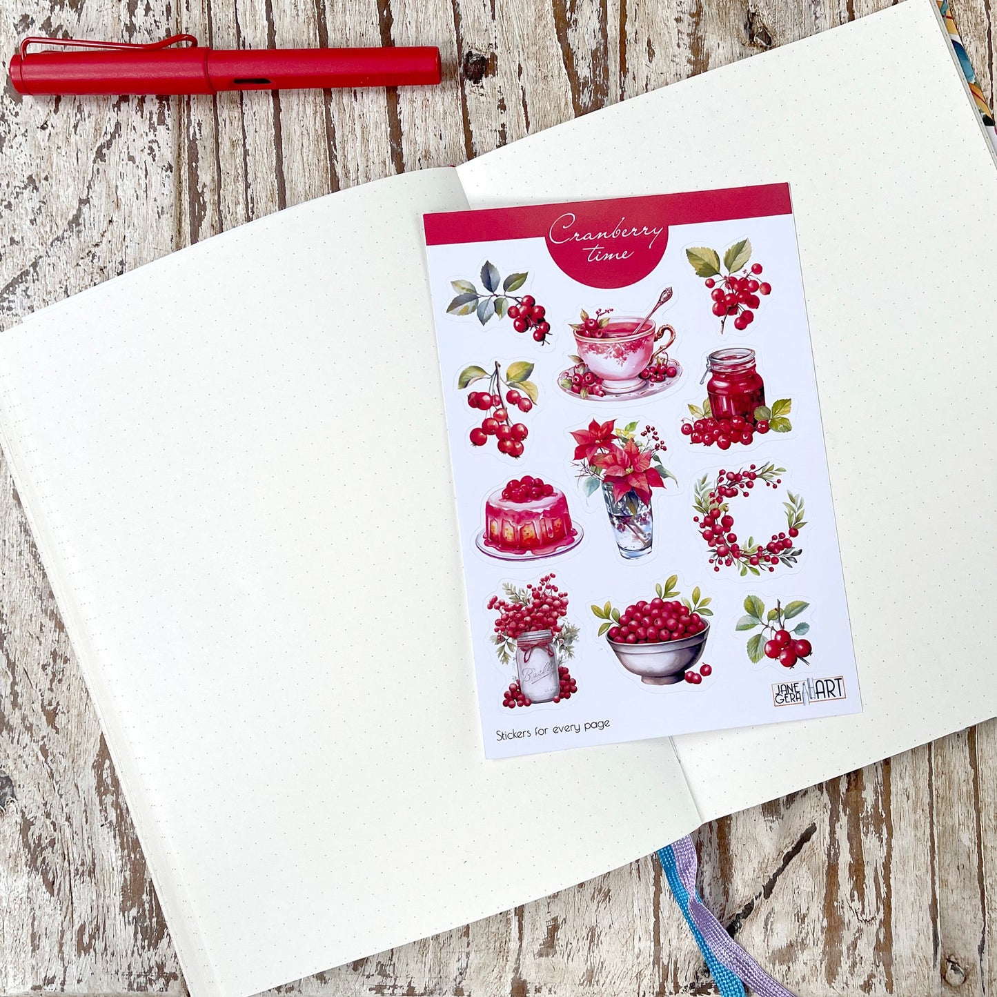 Cranberries Sticker sheet
