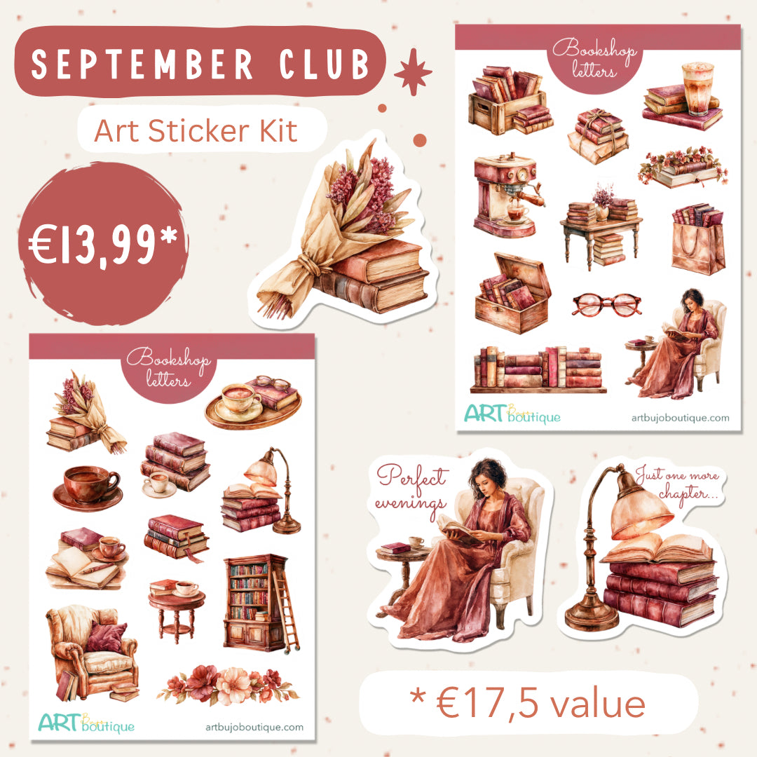 Maandelijkse club voor kunststickers (december)