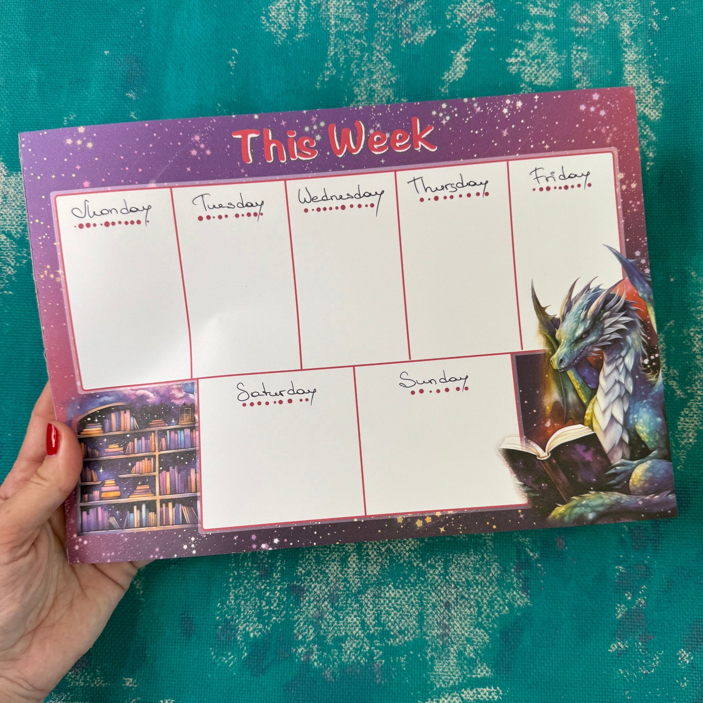 Magic Library A4 Weekplanner Kladblok