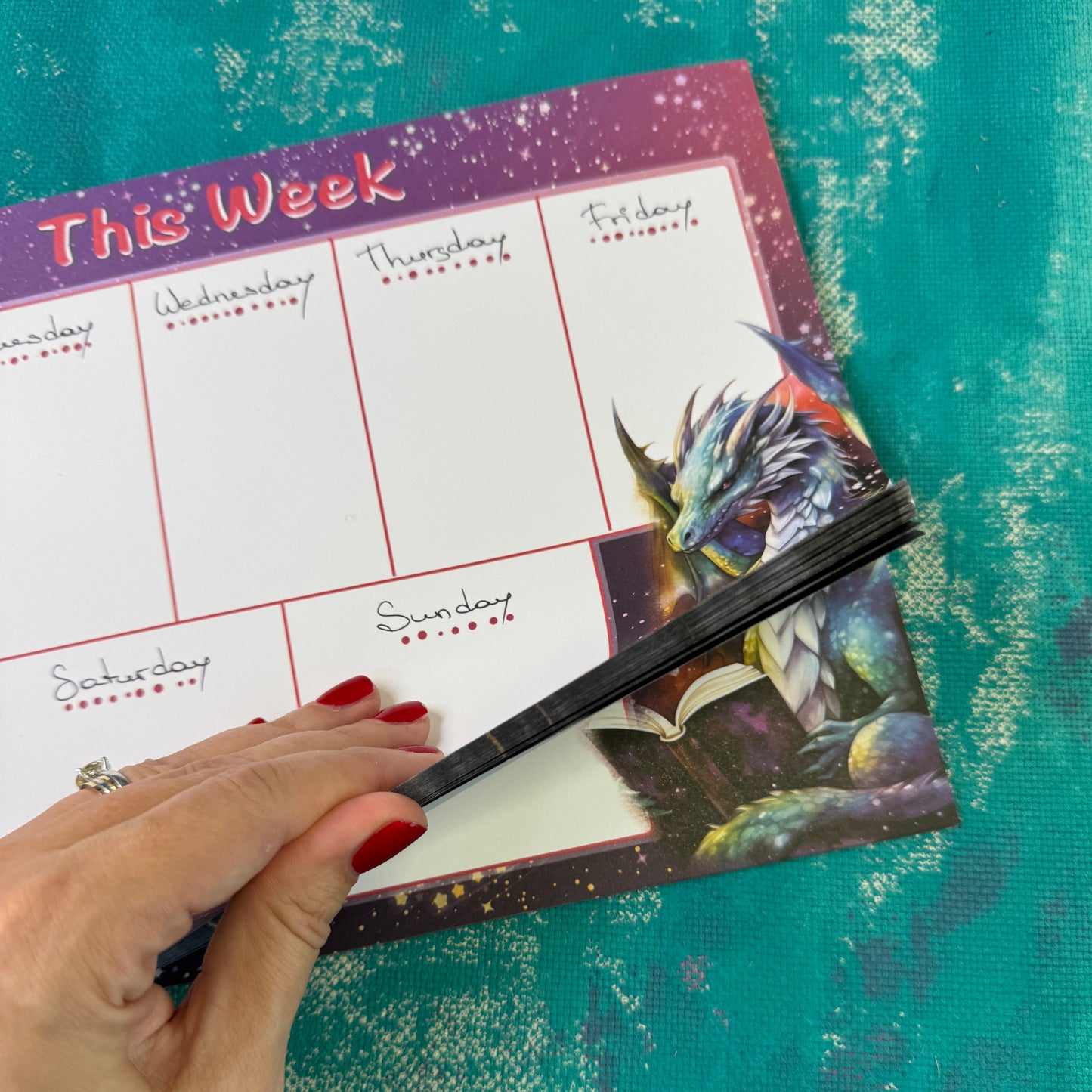 Magic Library A4 Weekplanner Kladblok