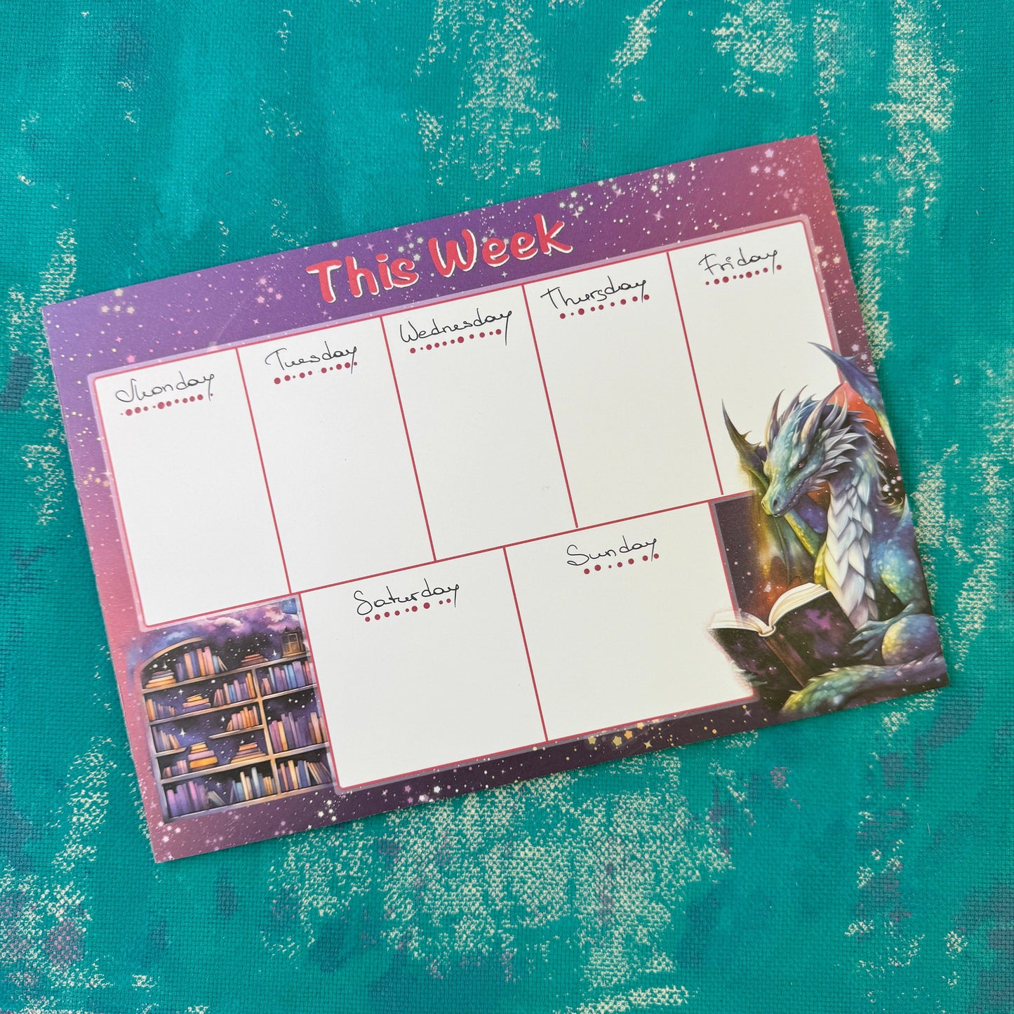Magic Library A4 Weekplanner Kladblok