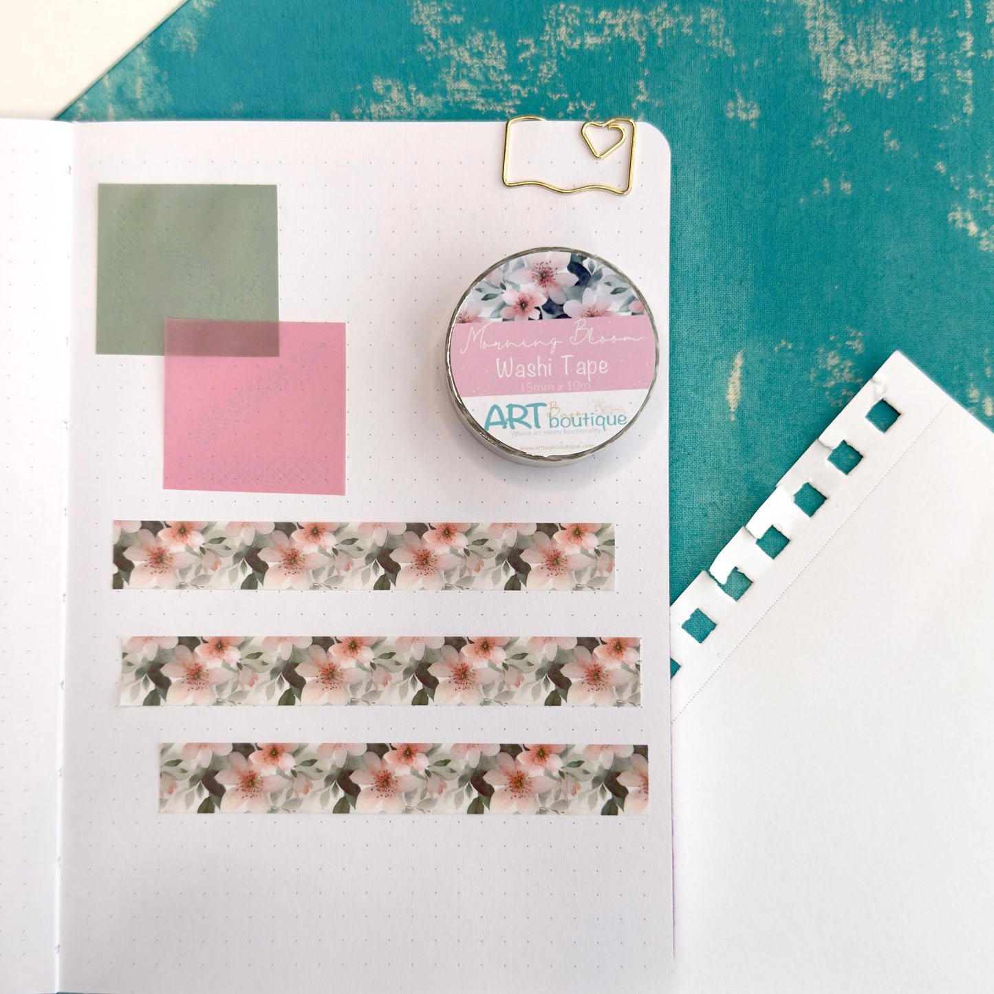 Morning Bloom Planner Set - Stickers, Washi & Vinyls for Spring Journaling
