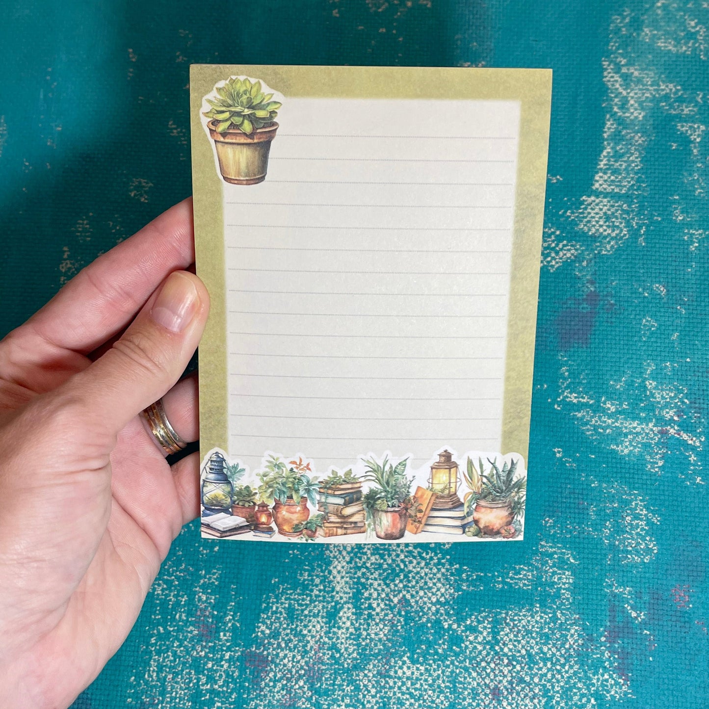 Old Books Notepad 10x14 cm