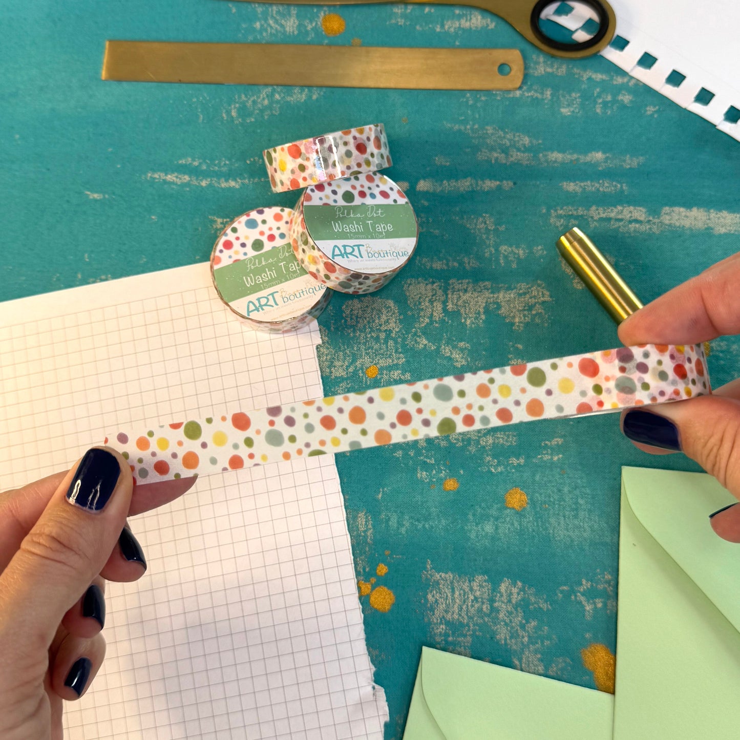Colourful Polka Dot Washi Tape