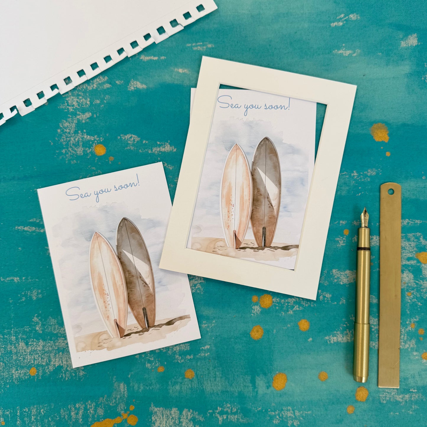 Sea You Soon - Beautiful Illustrated Postcard for Gifting & Collecting