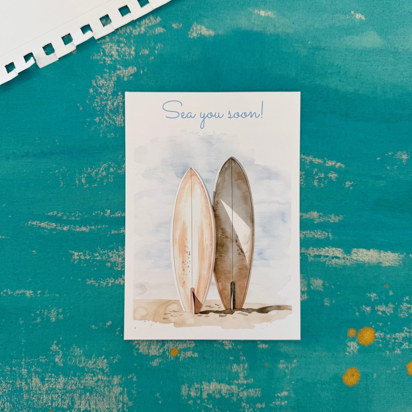 Sea You Soon - Beautiful Illustrated Postcard for Gifting & Collecting