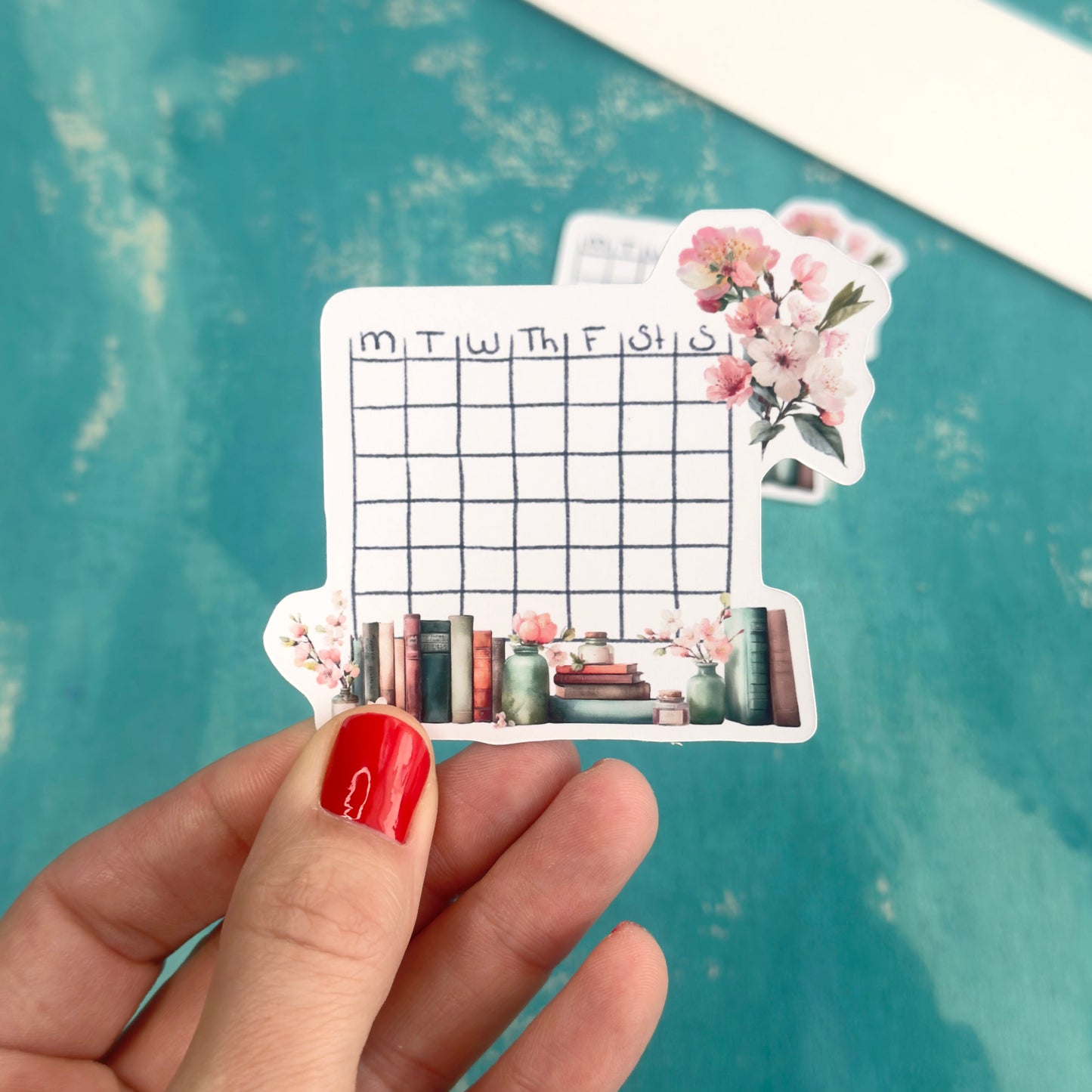 Morning Garden Blank Calendar Stickers Planner Essentials