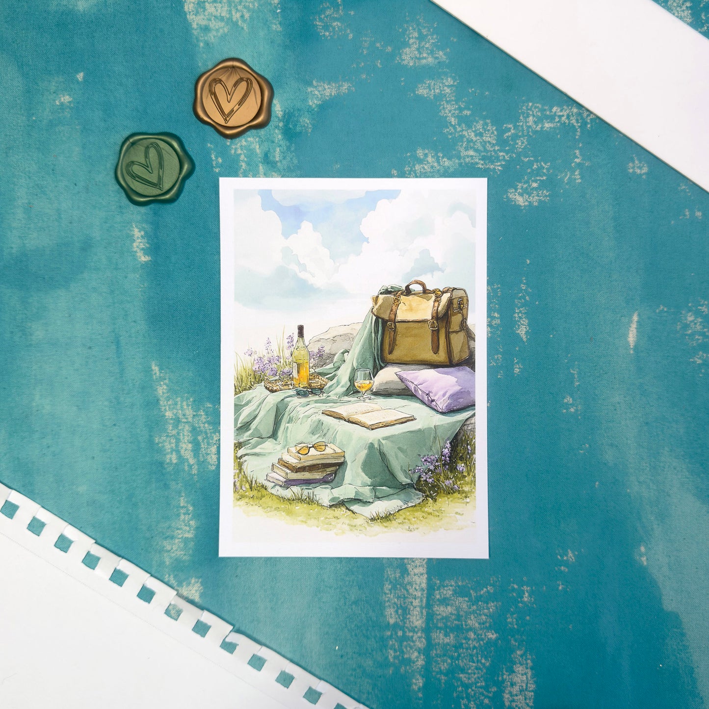 Summer Picnic Greeting Card