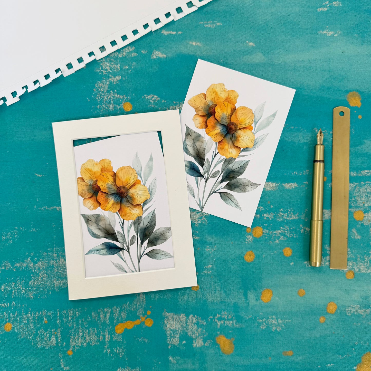 Summer Flower - Beautiful Illustrated Postcard for Gifting & Collecting