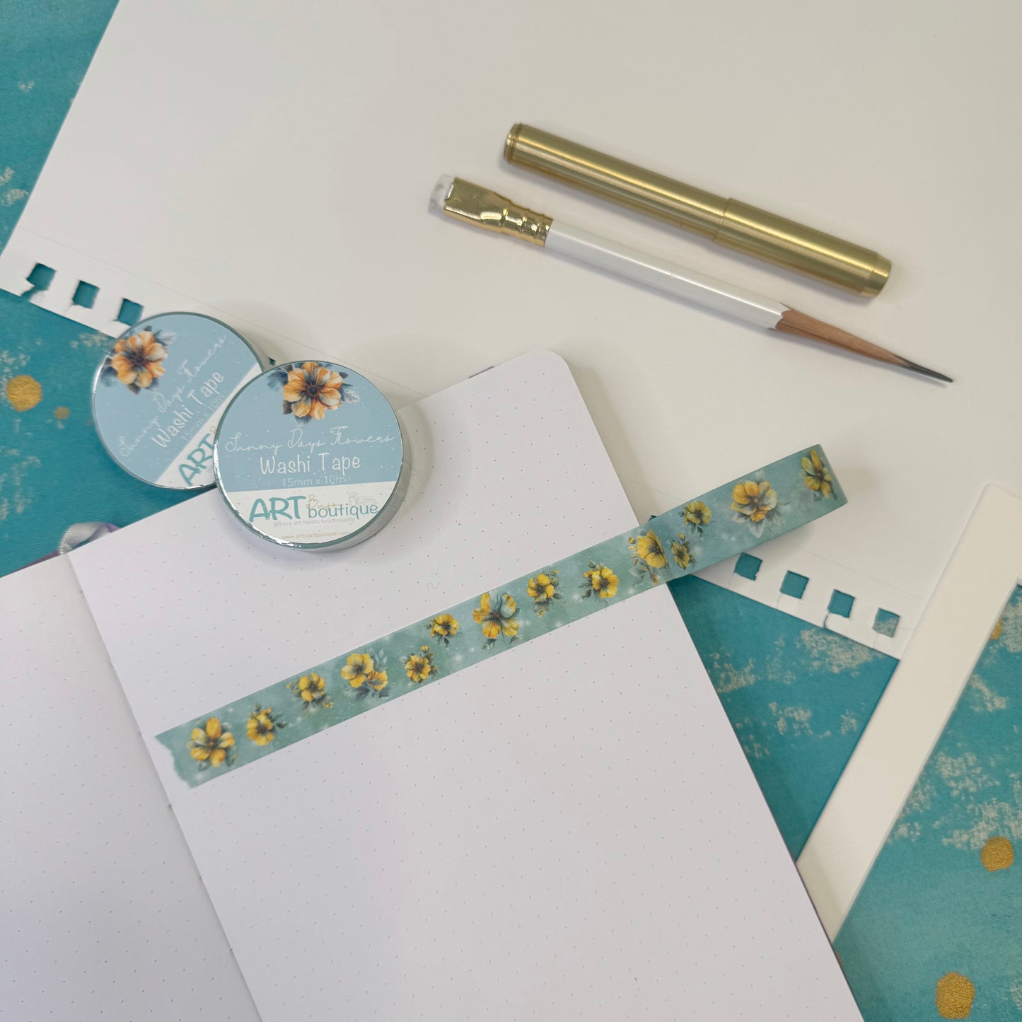 Sunny Days Floral Washi Tape