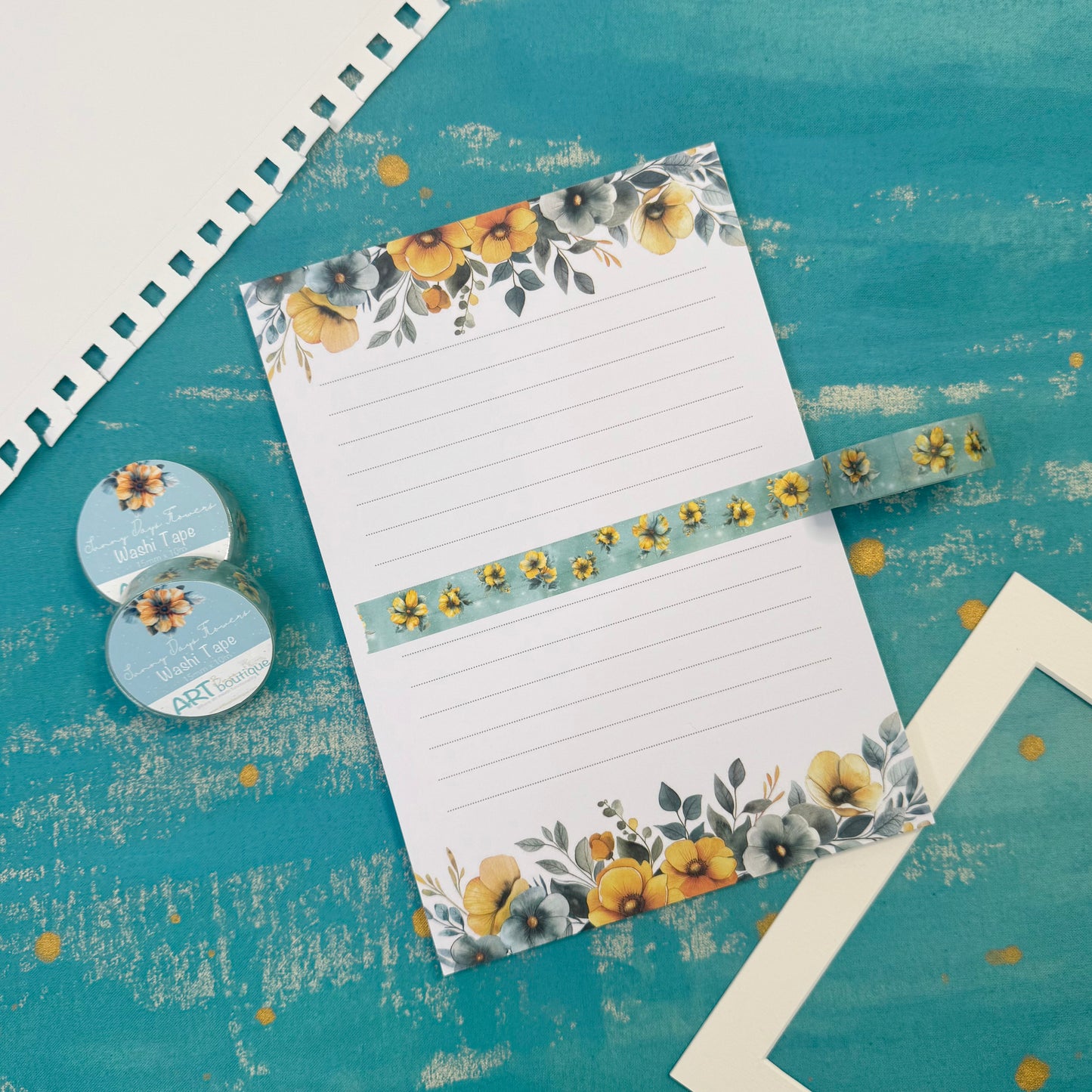 Sunny Days Floral Washi Tape