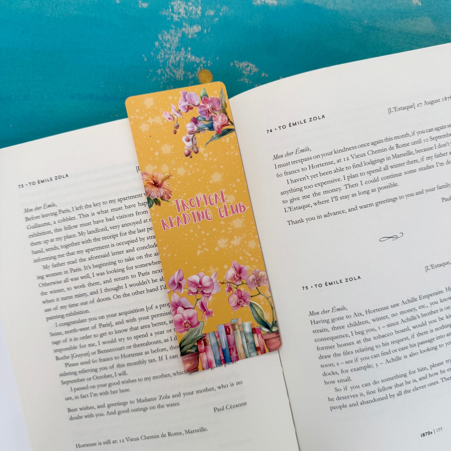 Tropical Reading Club klassieke bladwijzer