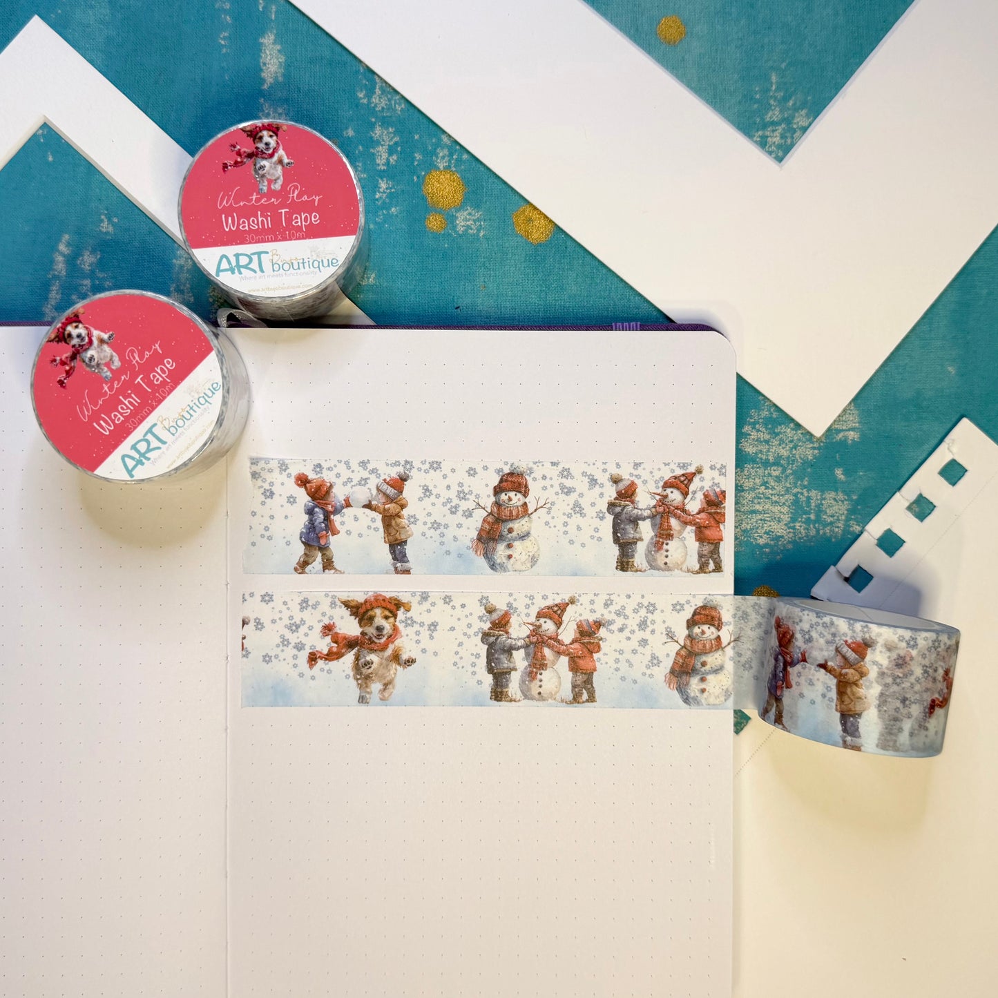 Winter Play Washi Tape 30mm