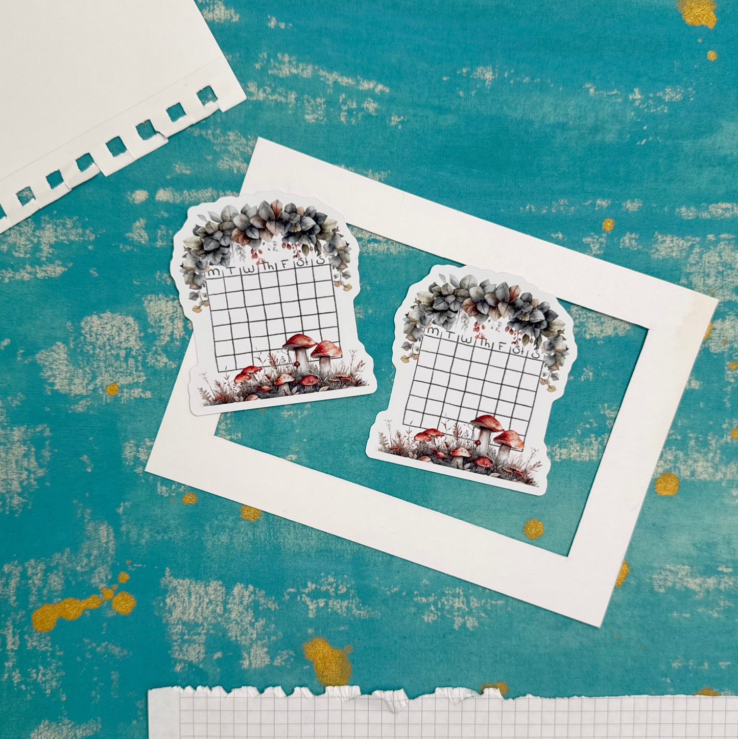 Woodland Whimsy Blank Calendar Stickers | Forest-Inspired Planner Set