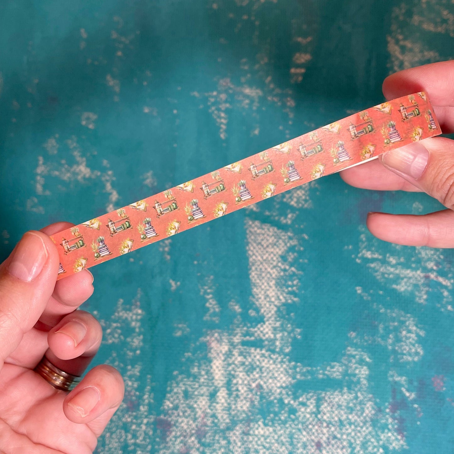 Old Books Pattern Washi Tape