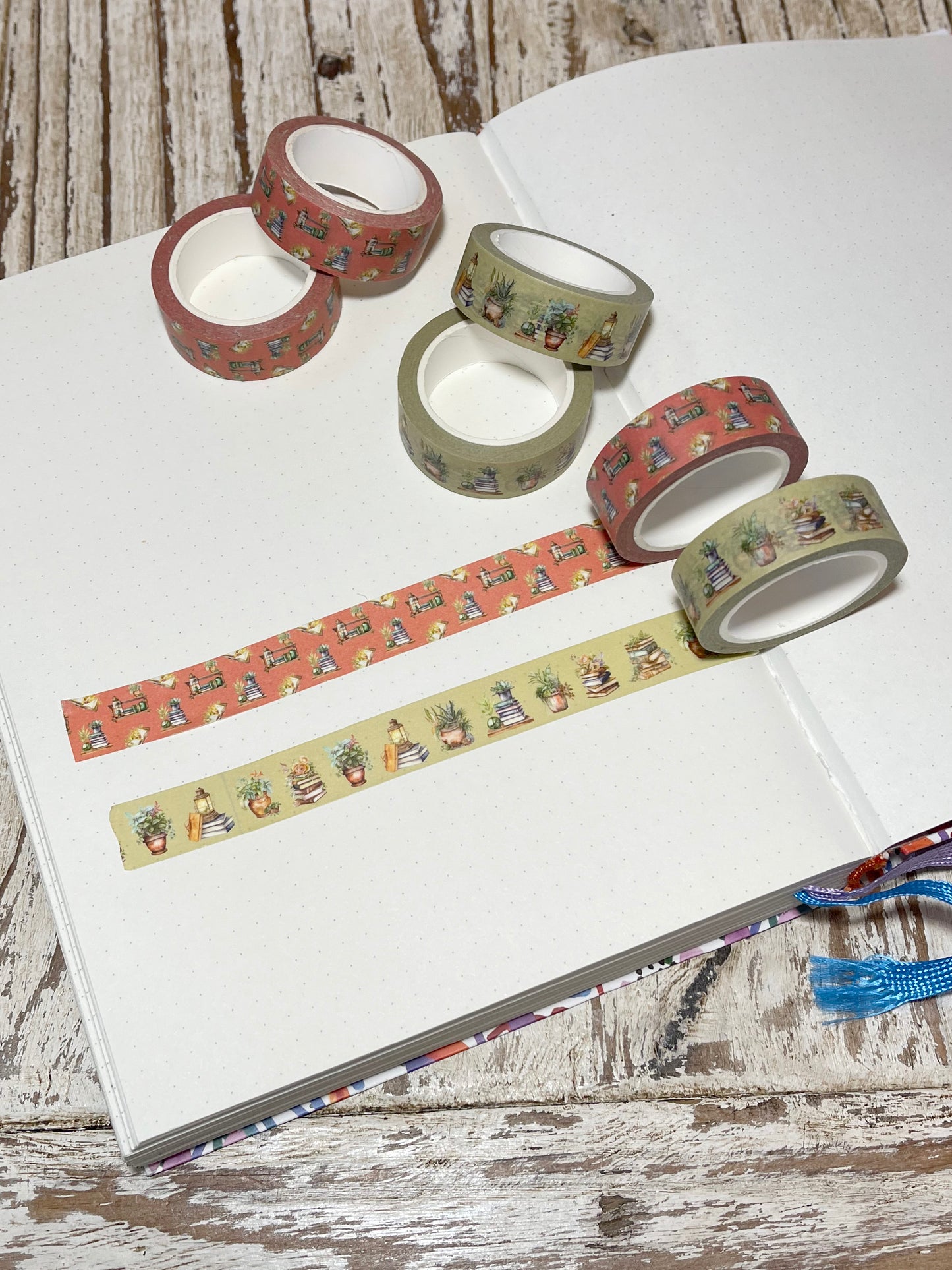 Old Books Pattern Washi Tape