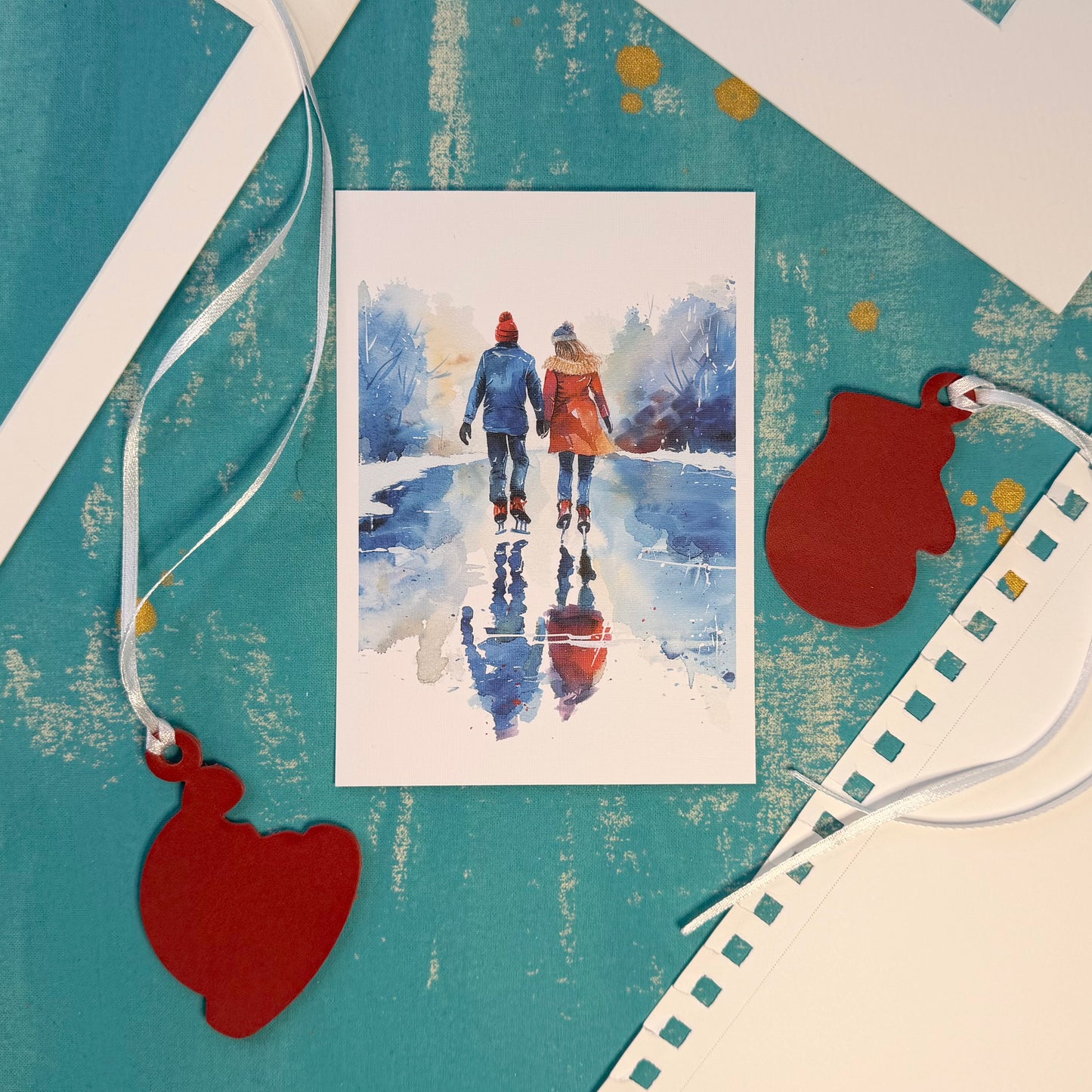 Winter Romantic Greeting Card