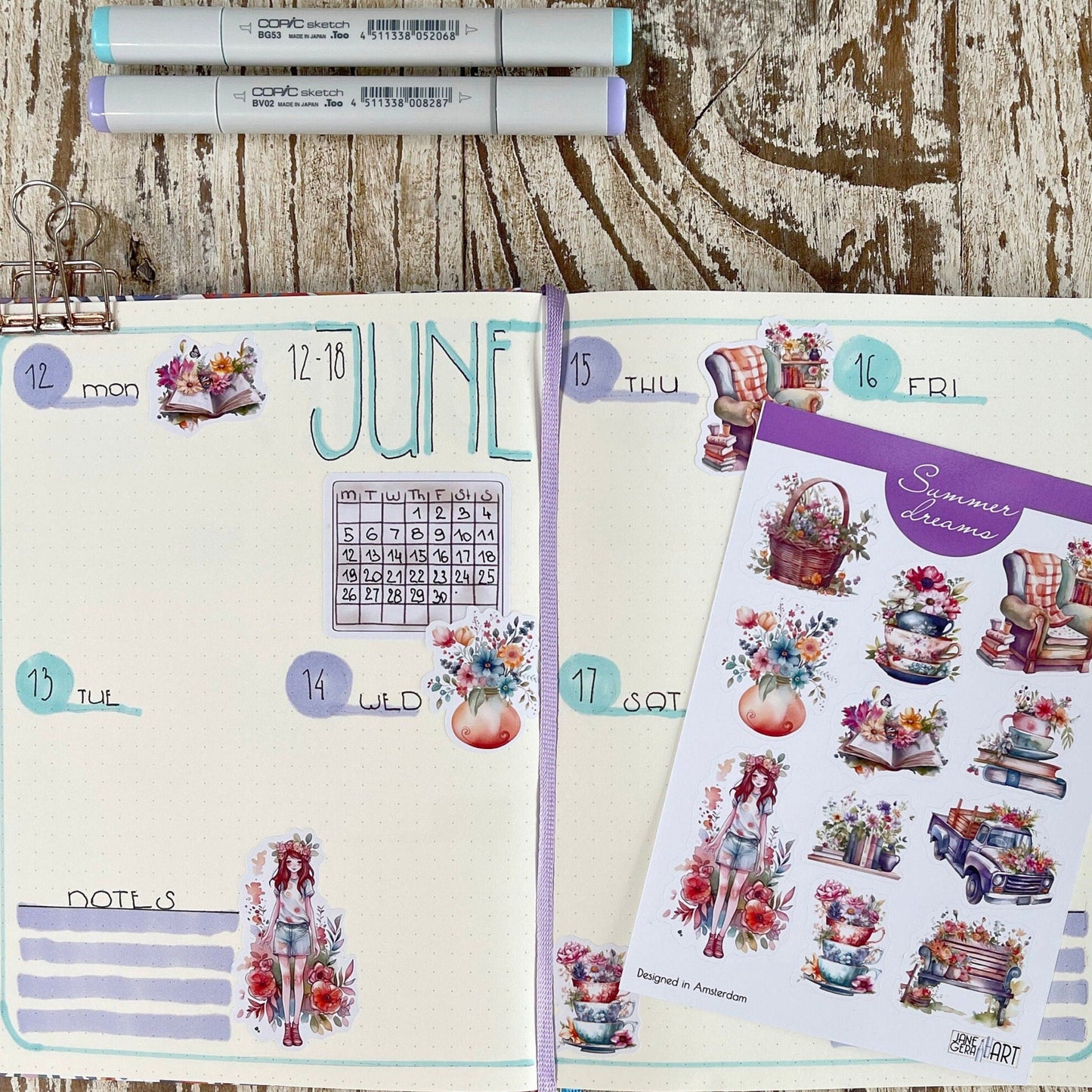 Summer Dreams Sticker Sheet