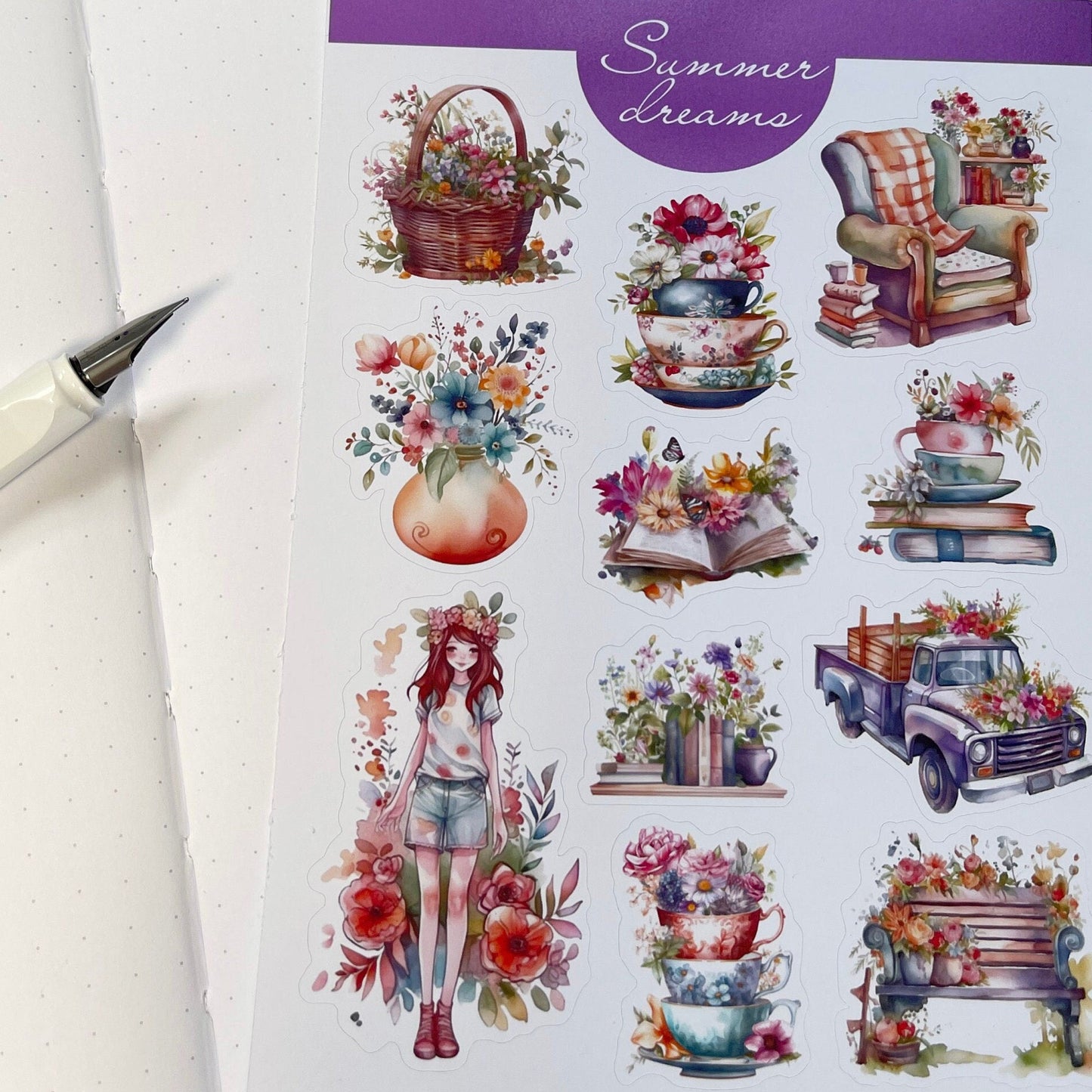 Summer Dreams Sticker Sheet
