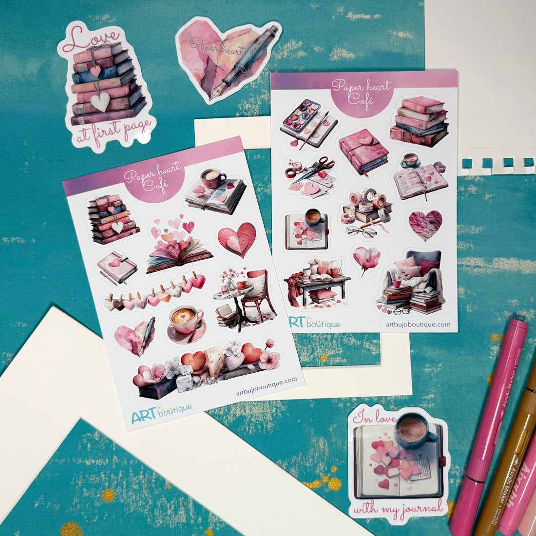 Paper Heart Café: A Love Letter to Books, Journals, and Cozy Creativity