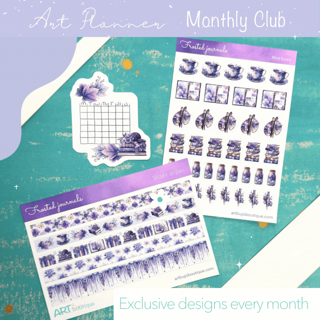 January Monthly Club: Frosted Journals