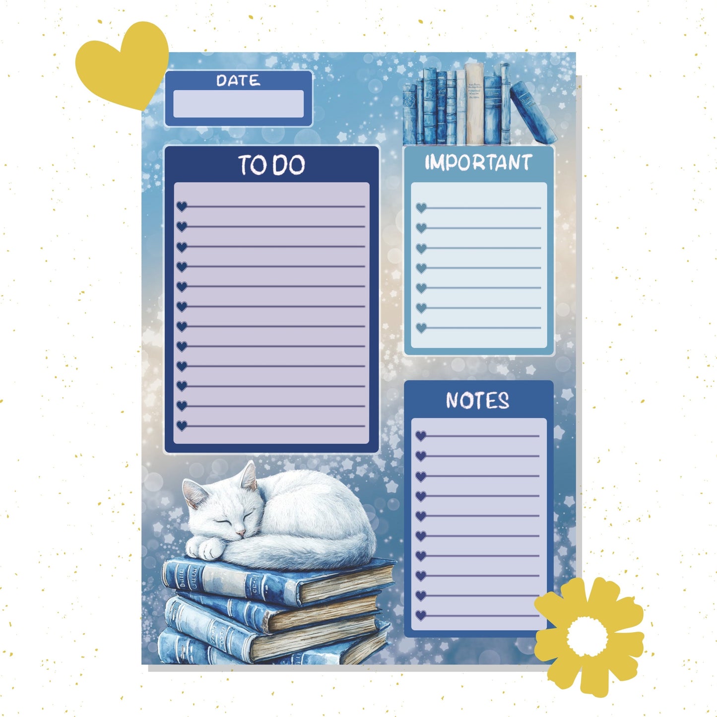 Reading Nook Daily Planner Notepad A5