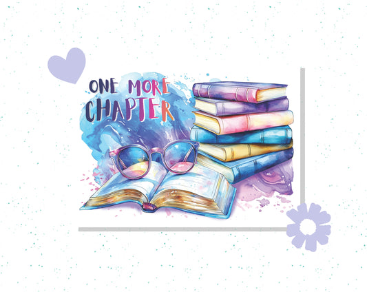 One More Chapter - Beautiful Illustrated Postcard for Gifting & Collecting