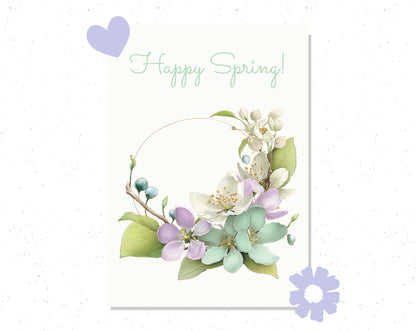Happy Spring Greeting Card