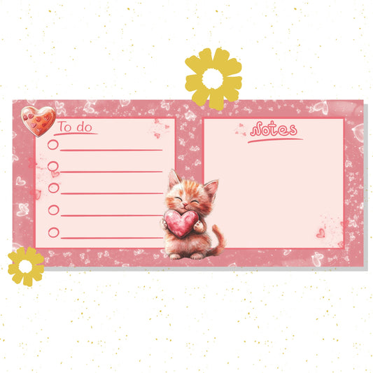 Sweethearts To Do Desk Notepad