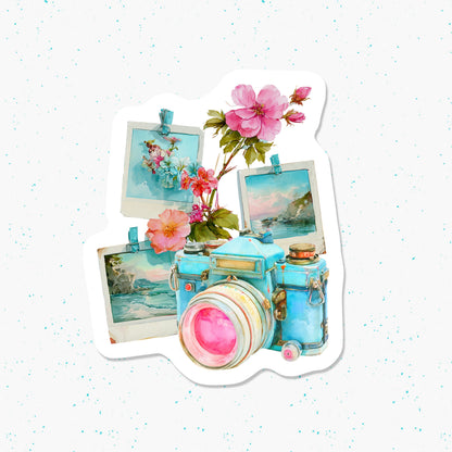 Summer Photos Vinyl Sticker